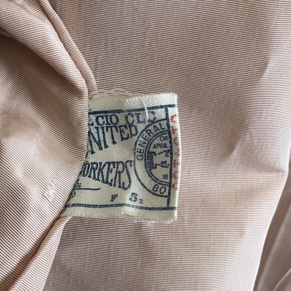VTG All-Weather Coat Women's M Tan Grommet Clip Fasteners Pockets Puget Sounder - Picture 6 of 13